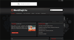 Desktop Screenshot of mentohajo.hu